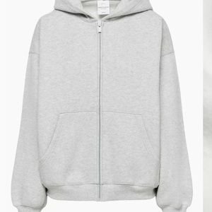 Aritzia TNA Sweatfleece Mega Fit Zip Up